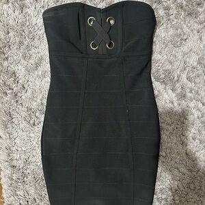 Bandage BEBE Strapless Dress